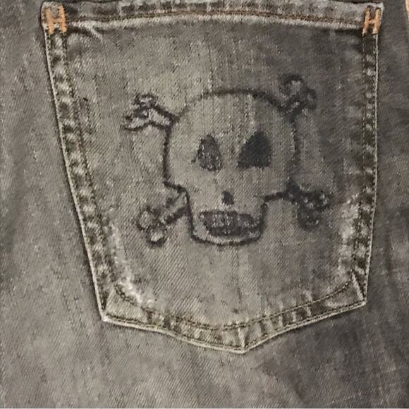 Citizen's of Humanity Bunny and Skull Men's Gray Denim Jeans Size 38 - Picture 8 of 12